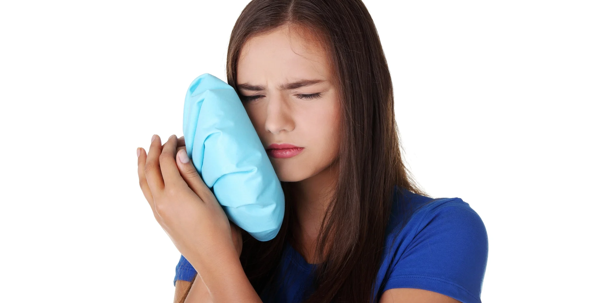 Girl experiencing tothace. Needs root canal therapy raleigh