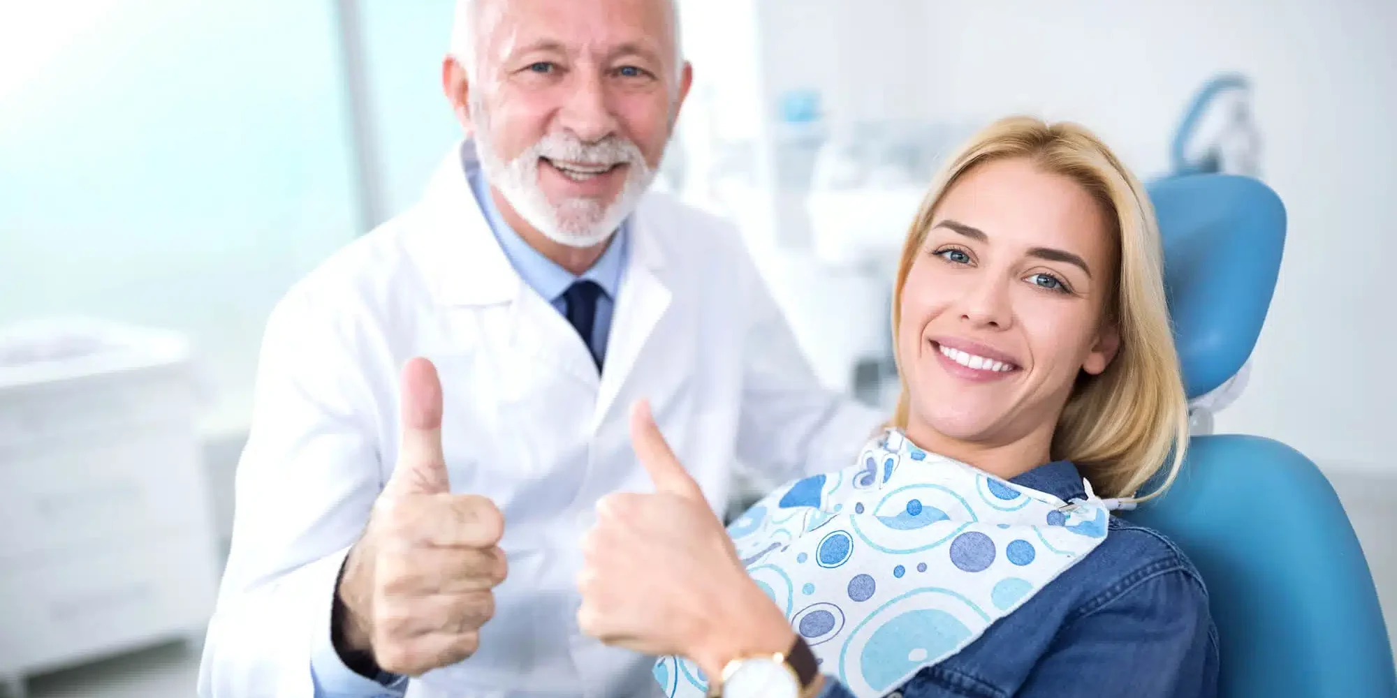 Patient smiling after treatment at raleigh dentistry