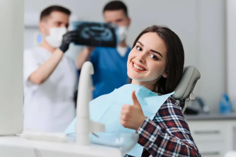 Woman-smiling-after-dental-bonding-raleigh